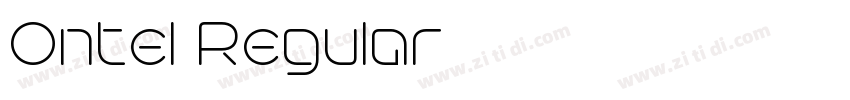 Ontel Regular字体转换